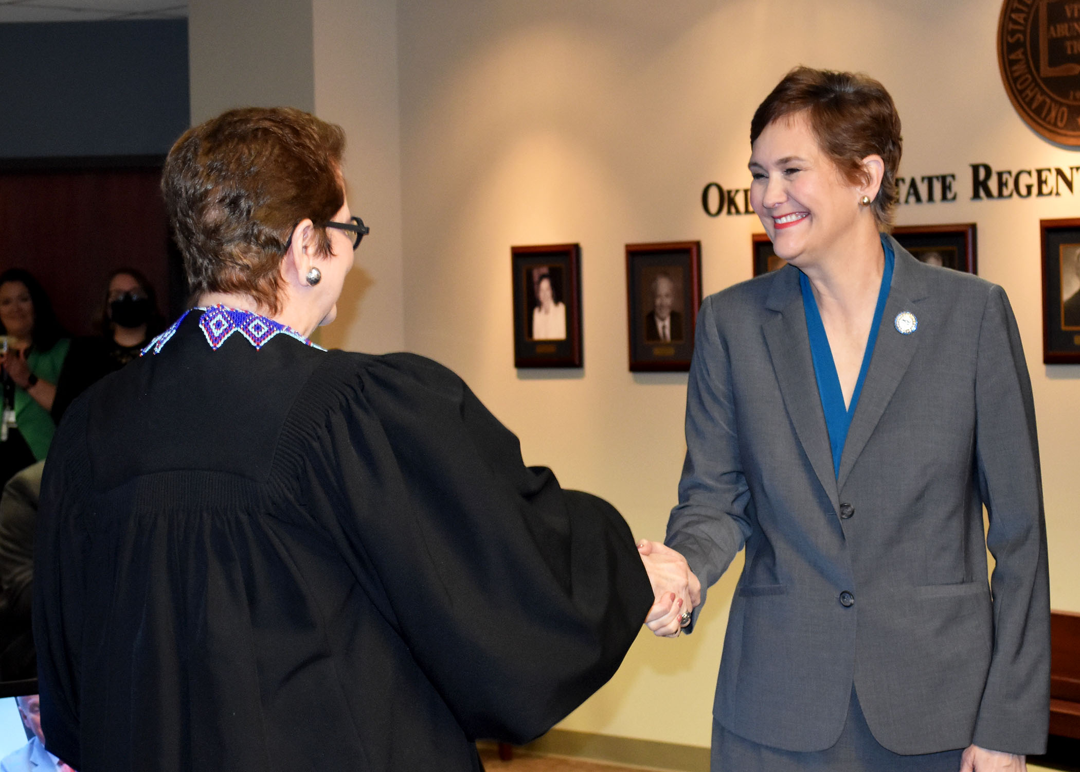 Allison Garrett sworn in as new Oklahoma Chancellor for Higher Education